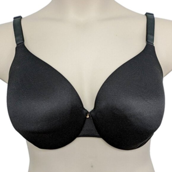 Cacique Bra Size 46DD Invisible Backsmoother Full Coverage Black Lane Bryant - Picture 5 of 8